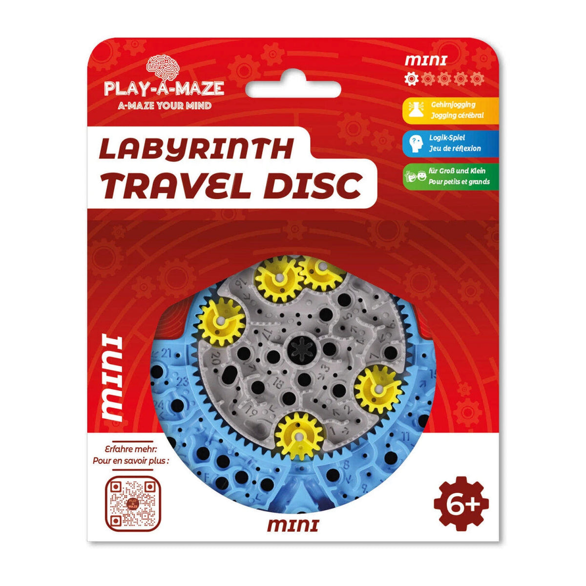 PLAY A MAZE - Labyrinth Travel Disc Mini - Puzzles