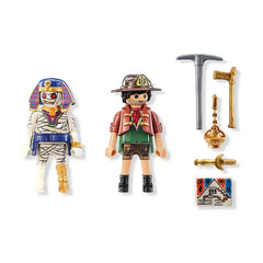 PLAYMOBIL - DuoPack Treasure Hunter and Mummy - Toy Playsets