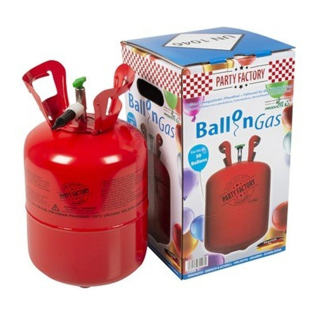 Party Factory - BallonGas Helium Tank for 30 Balloons - Party Supply Kits