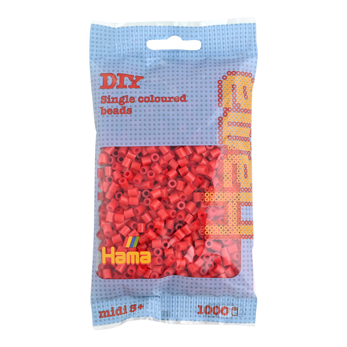 Pet Hama Iron-on Beads - Red (05) 1000Pcs.