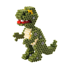 Set di Perline da Stiro Pet Hama - 3D Dino 2500 Pz.