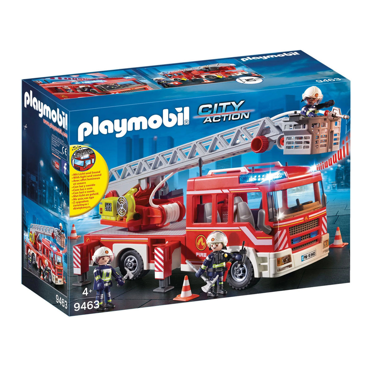 Playmobil City Action Camion dei Pompieri con Scala - 9463