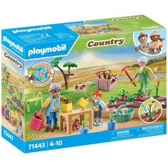 Playmobil Country Idyllic Vegetable Garden At The Grandparents - 71443