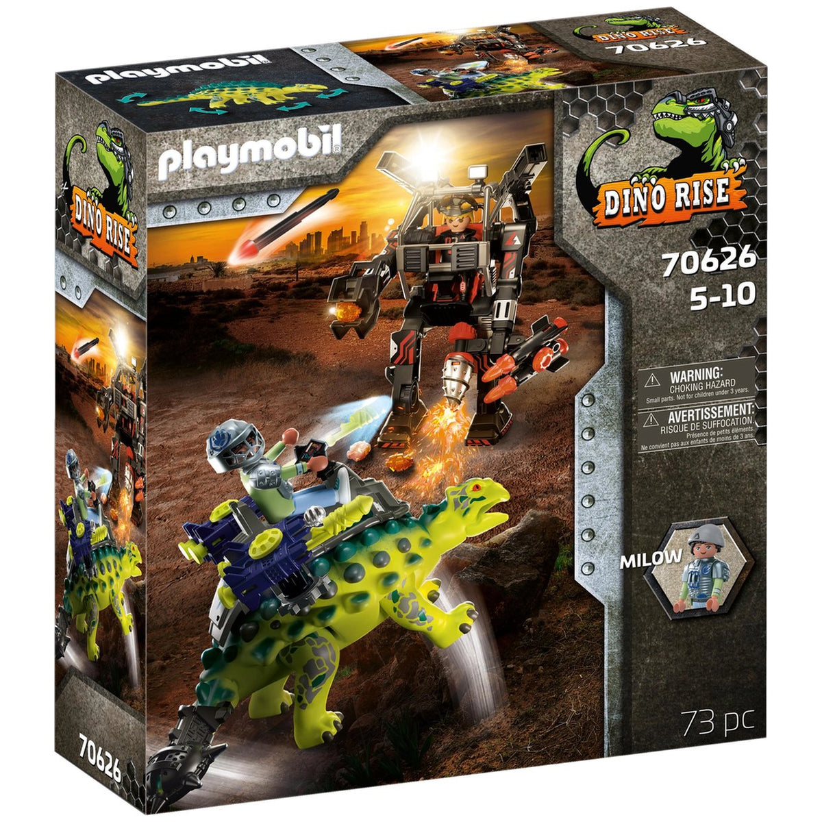 Playmobil Dino Rise Saichania Invasion Of The Robot - 70626