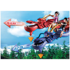 Playmobil Dragons The Nine Realms - Wu And Wei With Jun - 71080