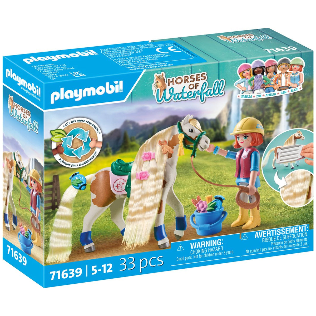 Playmobil Horses Of Waterfall Ellie With Horse - 71639