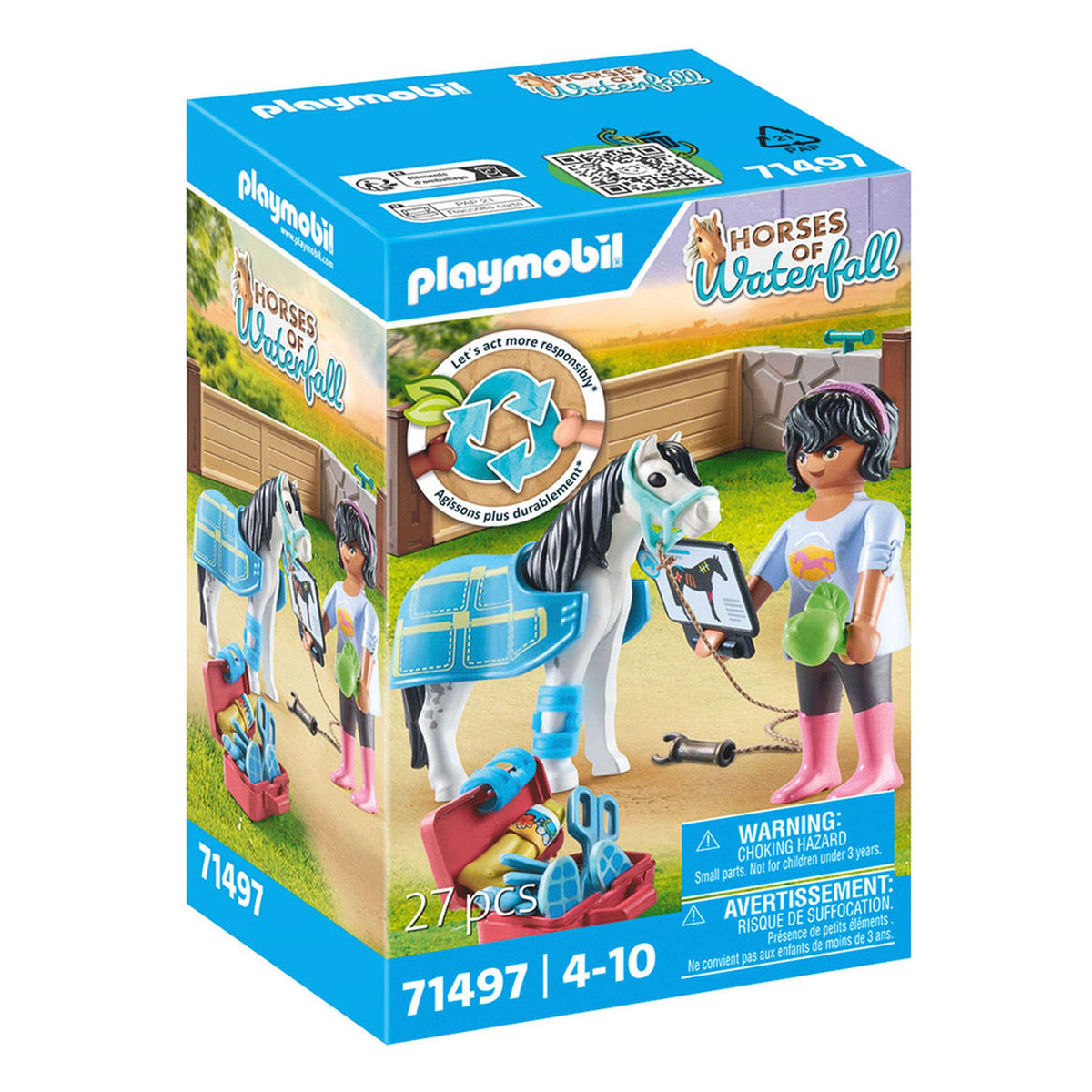 Playmobil Horses Of Waterfall Horse Therapist - 71497