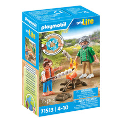 Playmobil My Life Campfire With Marshmallows - 71513
