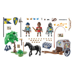 Playmobil Novelmore Robbery On Transport Truck - 71484