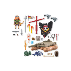 Playmobil - Pirate-Raft-with-Treasure - Toy-Playsets