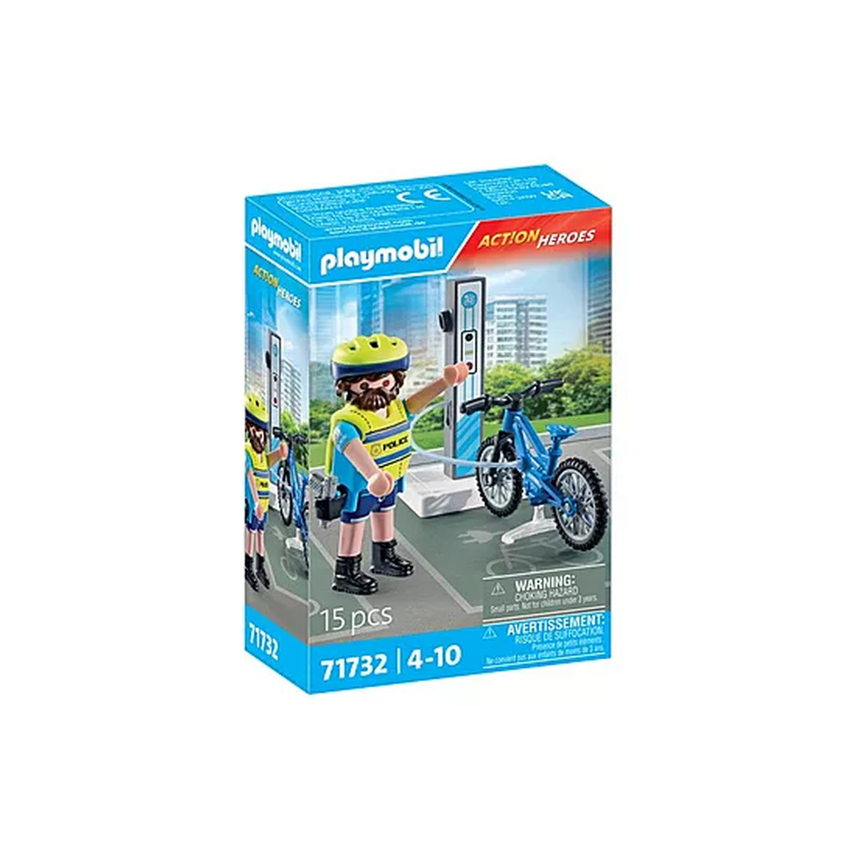 Playmobil - Police-Bike-Patrol - Toy-Playsets