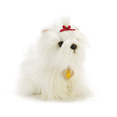 Plush & Co - Whitney Piccolo Yorkshire Terrier Bianco Peluche 23 cm - Animali di Peluche