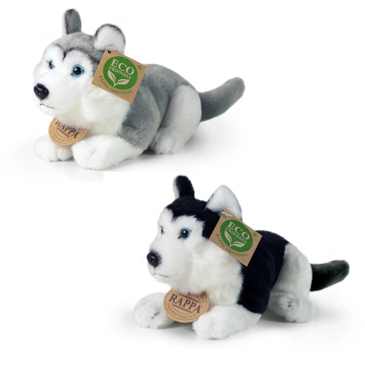 Rappa - Cani Husky in peluche assortiti 17cm ECO-FRIENDLY - Animali di peluche