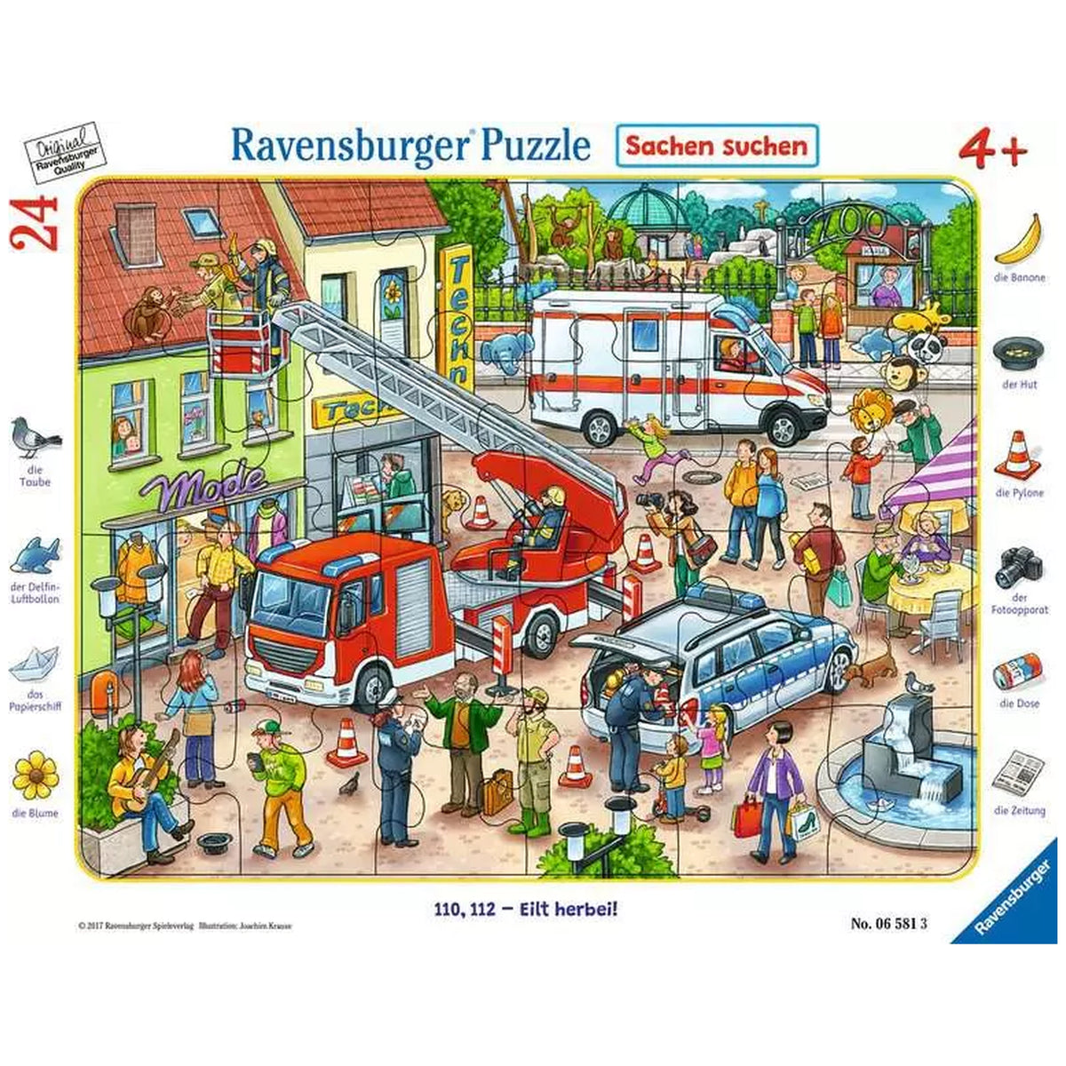 Ravensburger - 110 - 112 - Hurry - 24 Pieces - Puzzles