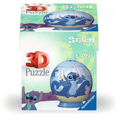 Ravensburger - Palla Puzzle 3D - Disney - Stitch - Figure da Gioco d'Azione