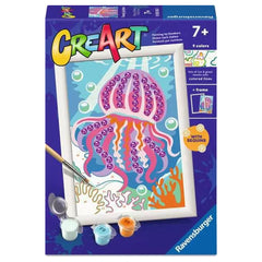 Ravensburger - Arts Crafts - CreArt Sparkling Jellyfish - 7 Years - Creativity Development