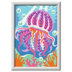 Ravensburger - Arts Crafts - CreArt Sparkling Jellyfish - 7 Years - Creativity Development