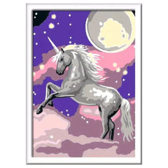 Ravensburger - Giochi creativi - Kit di pittura Unicorno Stellato - 7 Anni - Gioco educativo