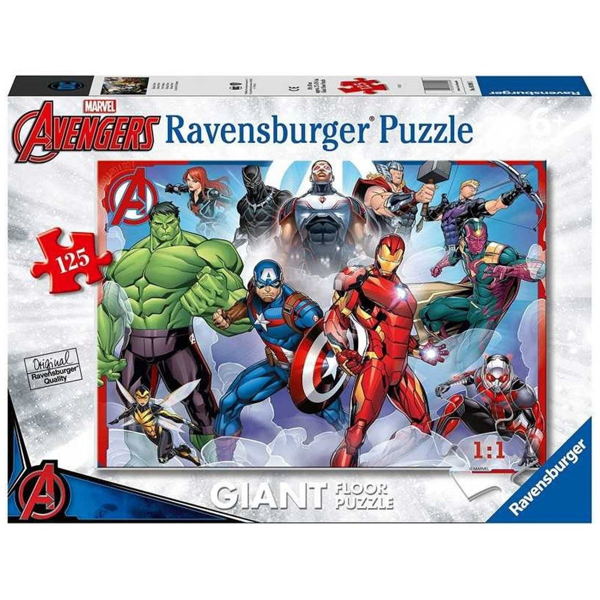 Ravensburger - Avengers - Giant Floor Puzzle - 125 Pieces - Puzzles