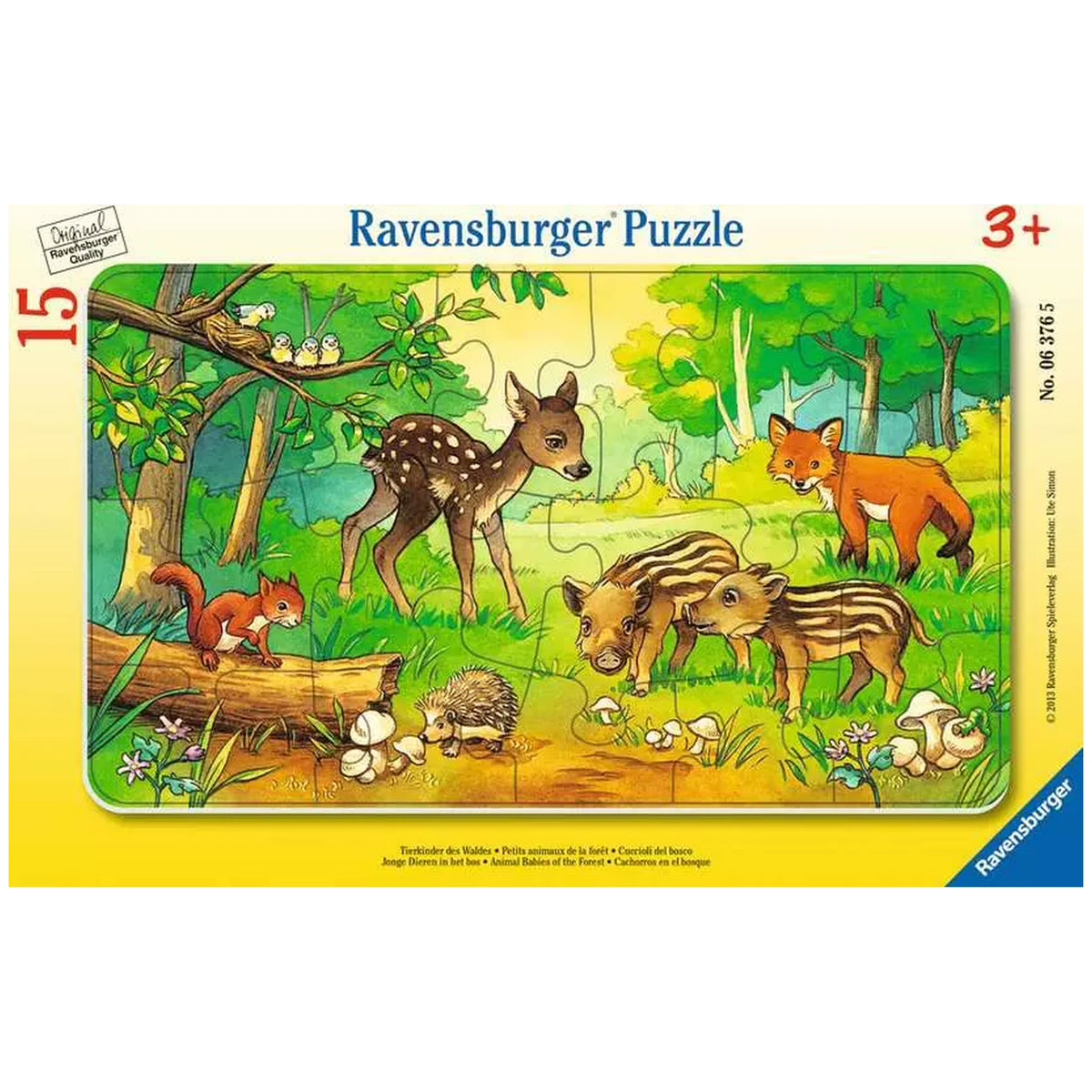 Ravensburger - Baby Forest Animals - 15 Pieces - Puzzles
