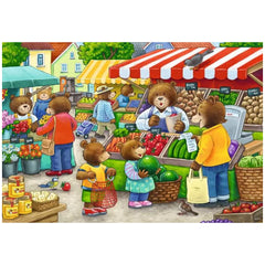 Ravensburger - Andiamo a fare shopping - 2x12 pezzi - Puzzle