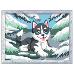 Ravensburger - CreArt - Series D - Joyful Husky - Arts & Crafts  - Age +9 - 81023261