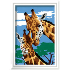 Ravensburger - Creart Giraffe Carine - Pittura per Numeri - Arti e Mestieri