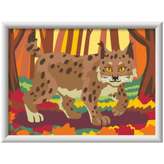 Ravensburger - Creart Lynx Nel Bosco - Pittura Per Numeri - Arti e Mestieri
