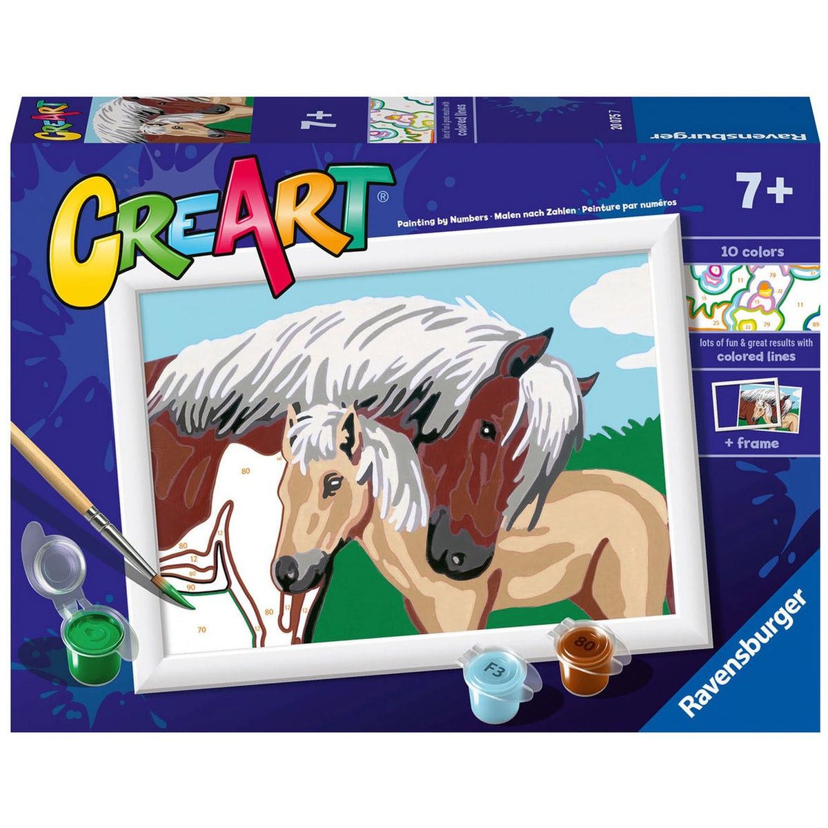 Ravensburger - Creart Amore Materno - Pittura per Numeri - Arti e Mestieri