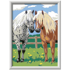 Ravensburger - Creart Pair Of Horses - Painting By Numbers - Arts & Crafts