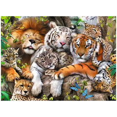 Ravensburger - Coccole con Grandi Gatti - 200 Pezzi - Puzzle