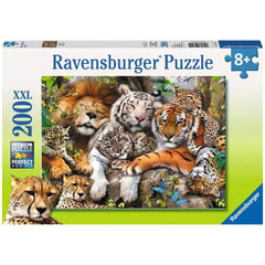 Ravensburger - Coccole con Grandi Gatti - 200 Pezzi - Puzzle