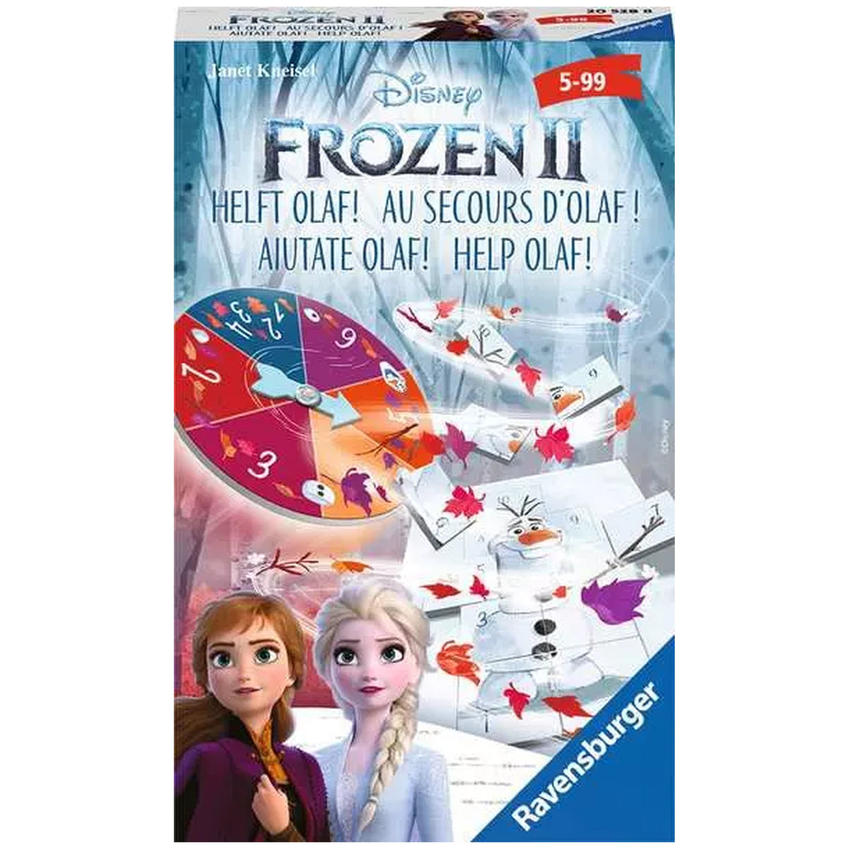 Ravensburger - Disney Frozen II - Aiuta Olaf - Gioco da Tavolo - Istruzioni Multilingue