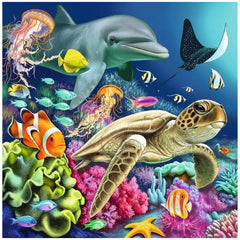 Ravensburger - Mondo Sottomarino Incantevole - 3x49 Pezzi - Puzzle