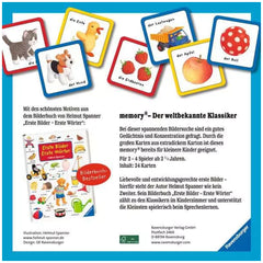 Ravensburger - Prime Immagini - Prime Parole Memory - Gioco da Tavolo - Edizione Tedesca