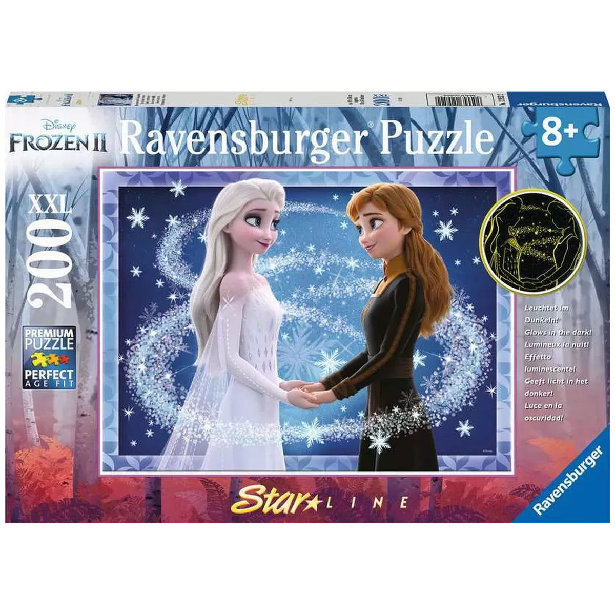 Ravensburger - Frozen - Sorelle Adorabili - 200 Pezzi - Puzzle