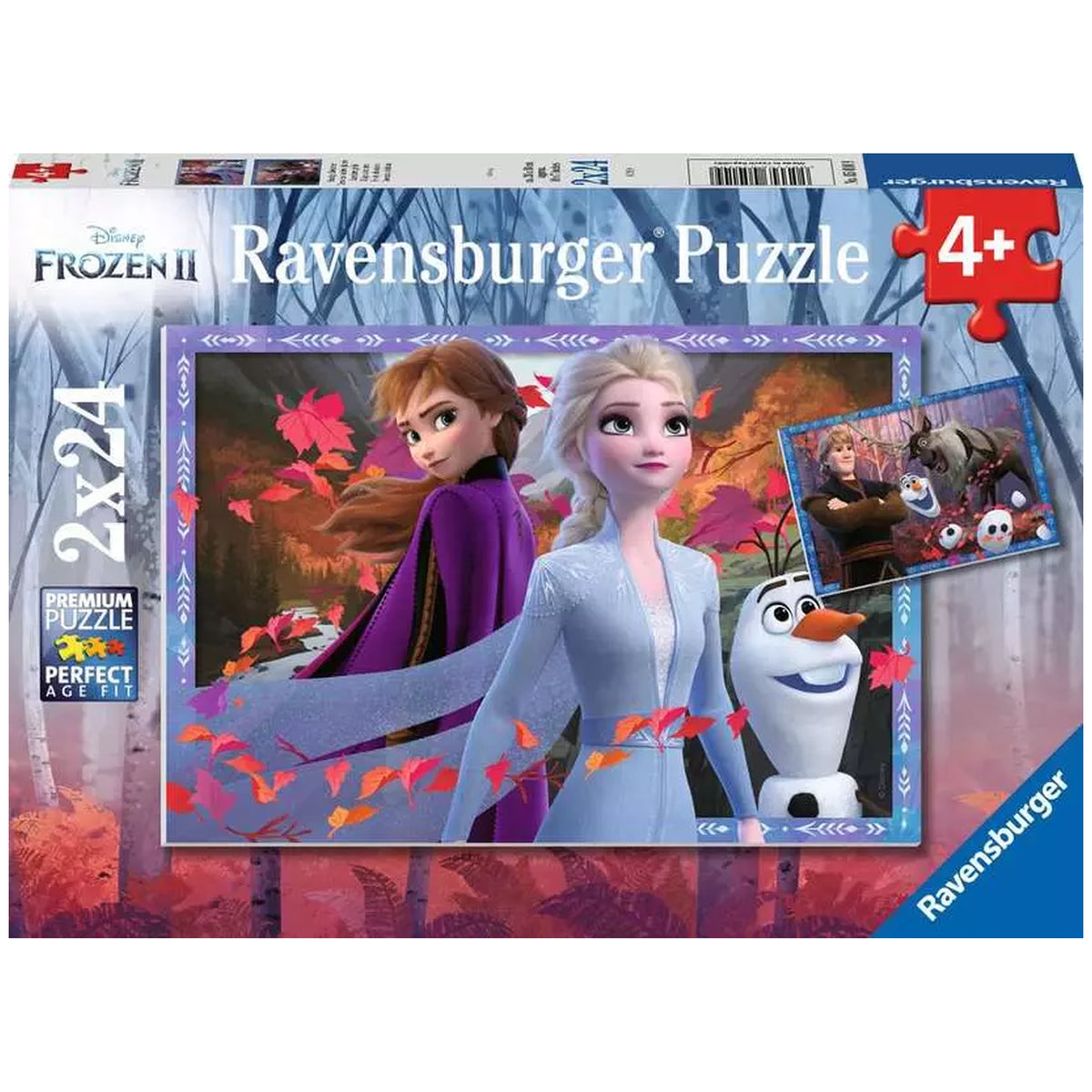 Ravensburger - Frozen - Avventure Gelate - 2x24 Pezzi - Puzzle