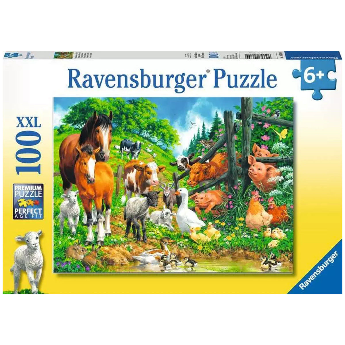 Ravensburger - Raduno di Animali - 100 Pezzi - Puzzle