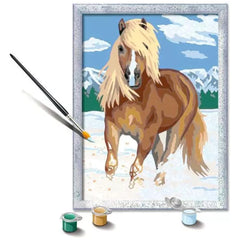 Ravensburger - Haflinger nella neve - Arti e Mestieri