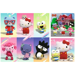 Ravensburger - Hallo Kitty - Avventura nella Cherry Town - 3x49 Pezzi - Puzzle