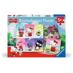 Ravensburger - Hallo Kitty - Avventura nella Cherry Town - 3x49 Pezzi - Puzzle