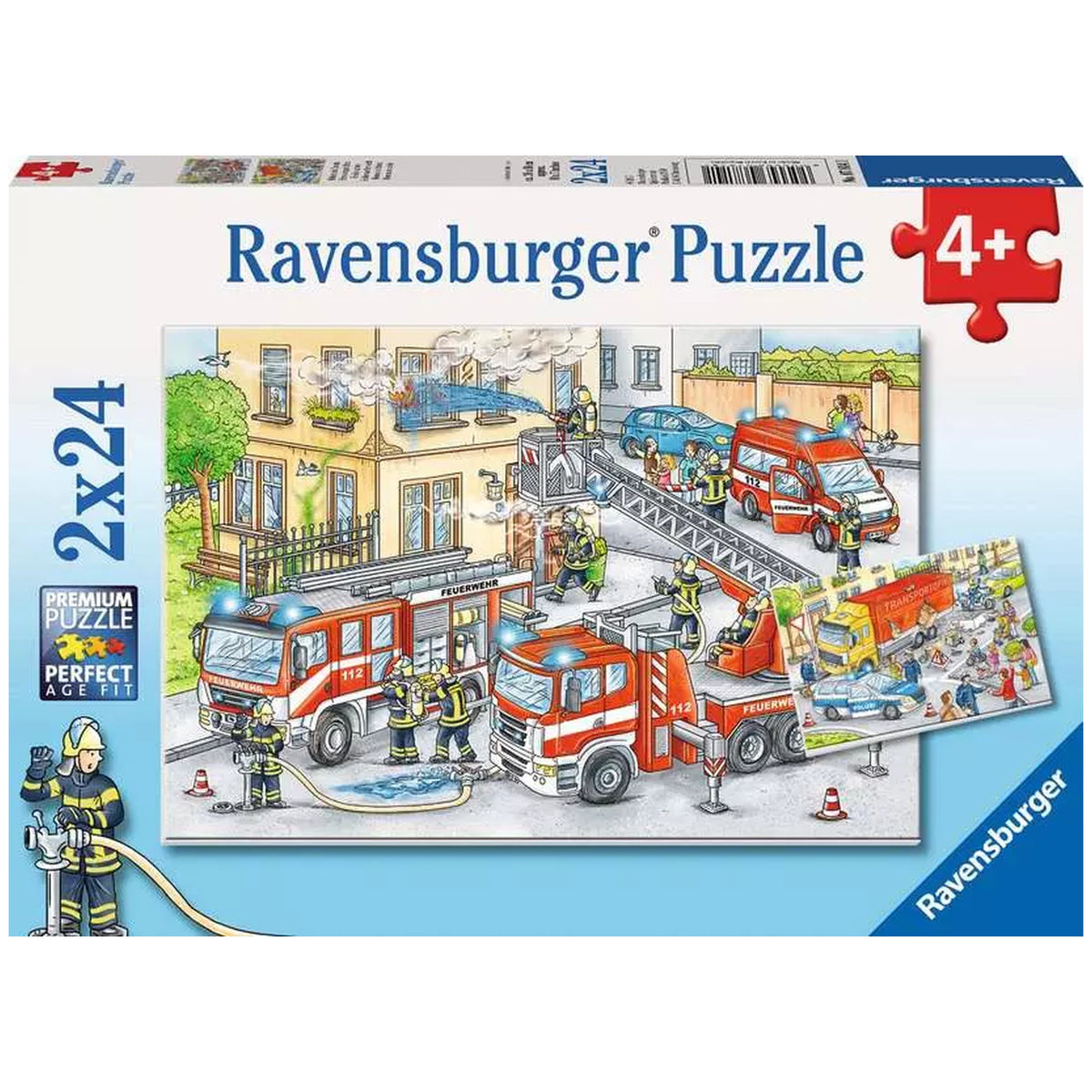 Ravensburger - Eroi in Azione - 2x24 Pezzi - Puzzle