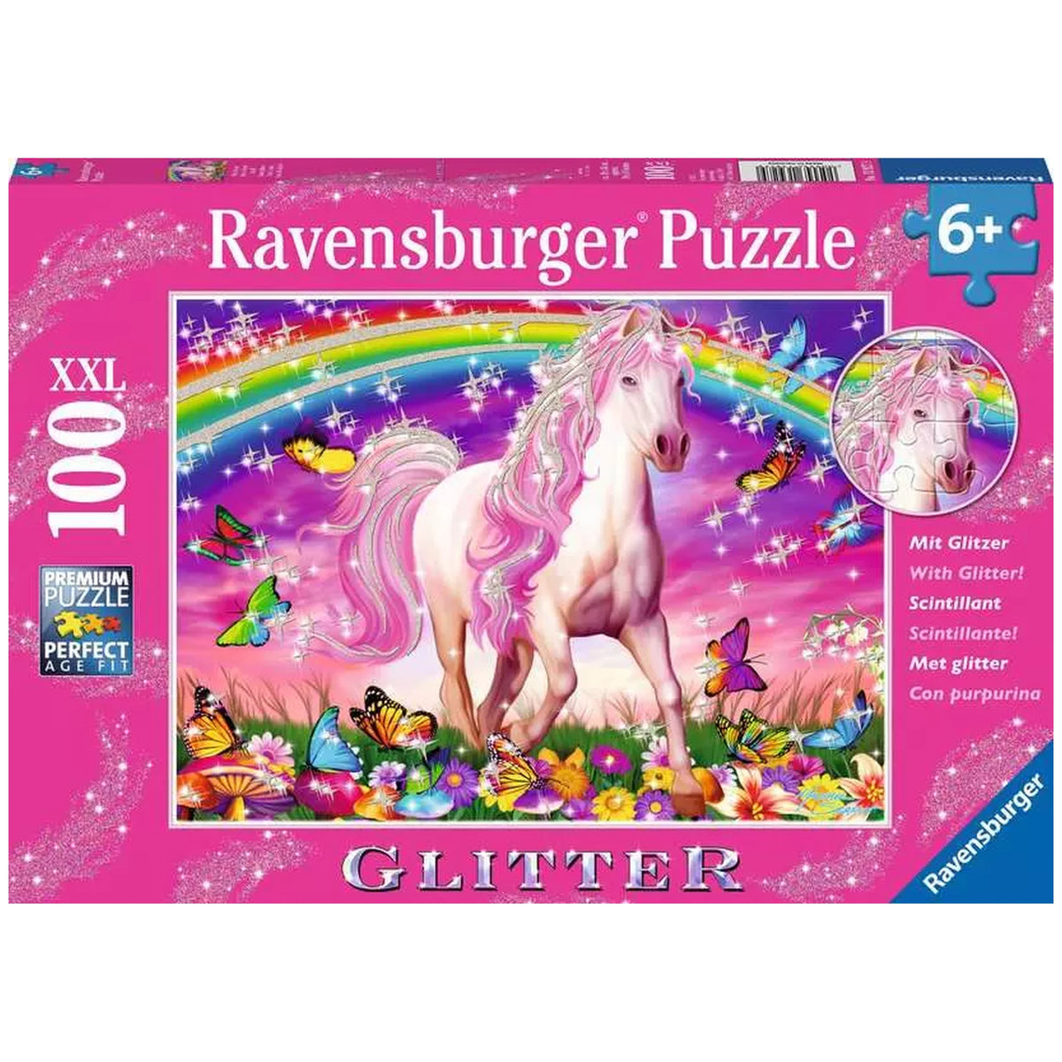 Ravensburger - Horse Dream Glitter Edition - 100 Pieces - Puzzles