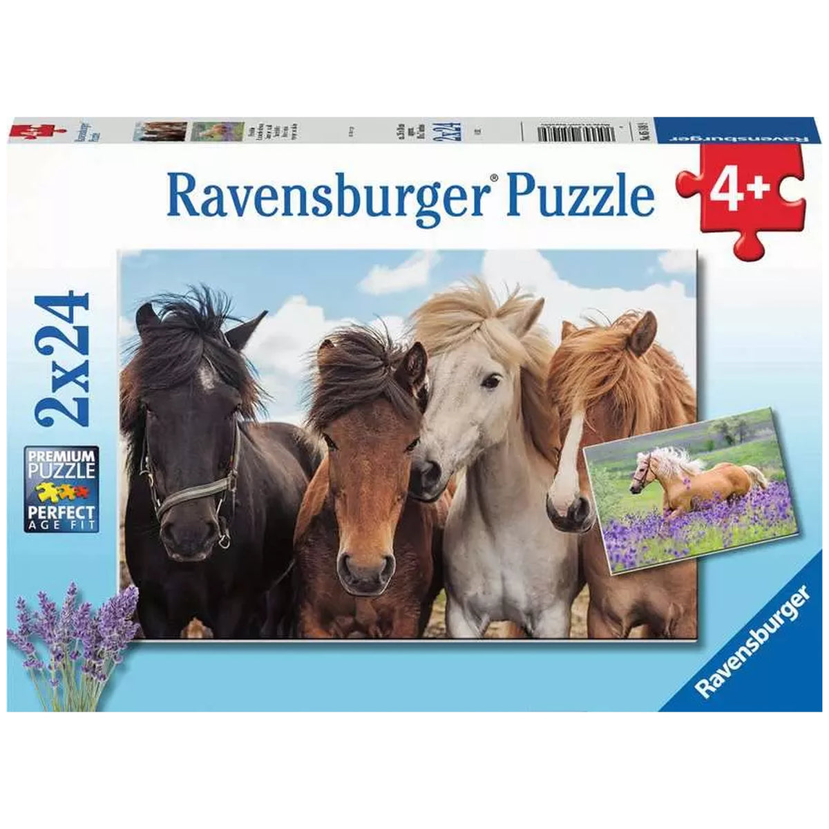 Ravensburger - Amore per i Cavalli - 2x24 Pezzi - Puzzle
