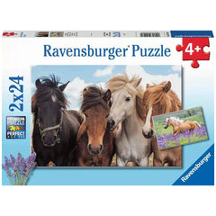 Ravensburger - Amore per i Cavalli - 2x24 Pezzi - Puzzle
