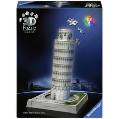 Ravensburger - Iconics 3D Puzzle Leaning Tower of Pisa LED Edition 231 Pcs - Puzzles