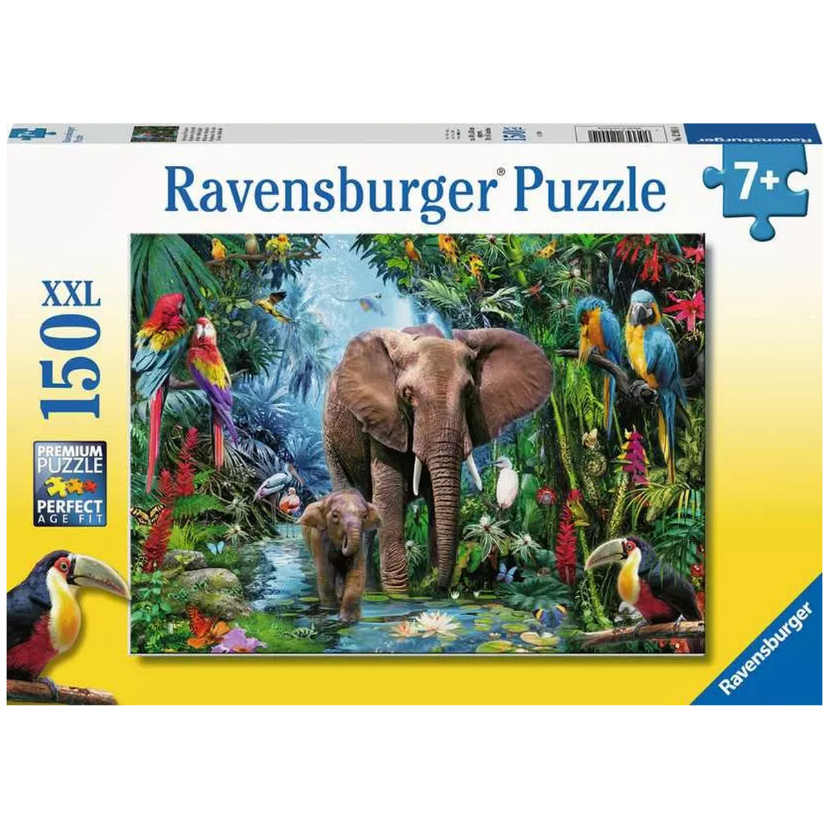 Ravensburger - Jungle Elephants - 150 Pieces - Puzzles