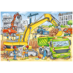 Ravensburger - Tanto da fare nel cantiere - 2x24 pezzi - Puzzle
