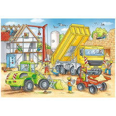 Ravensburger - Tanto da fare nel cantiere - 2x24 pezzi - Puzzle