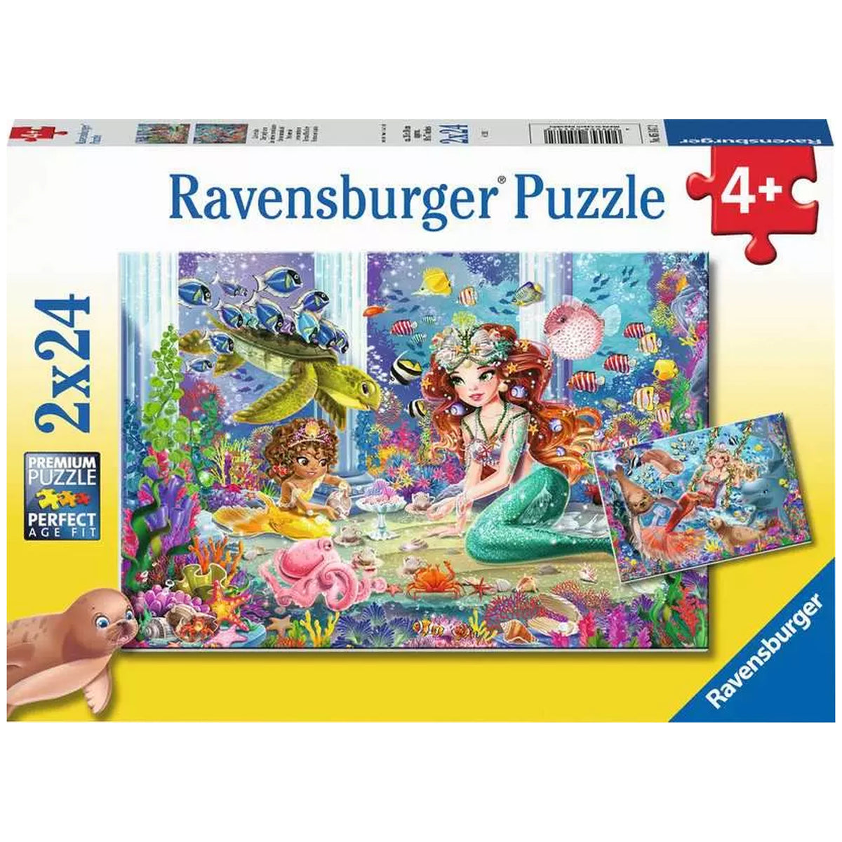 Ravensburger - Sirene Magiche - 2x24 Pezzi - Puzzle